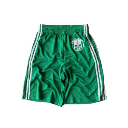 Peaceinwar Green Skull Shorts