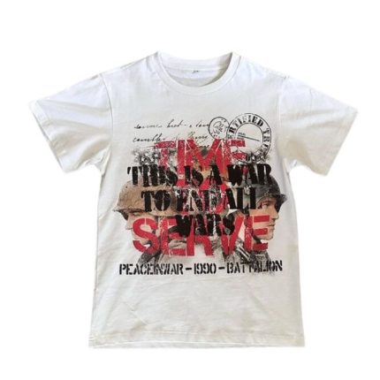 Peaceinwar Soldier Stamp Tshirt