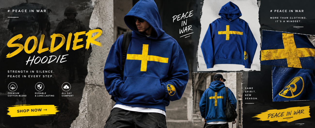 Why Fans Can’t Stop Reaching for the Peace In War Hoodie