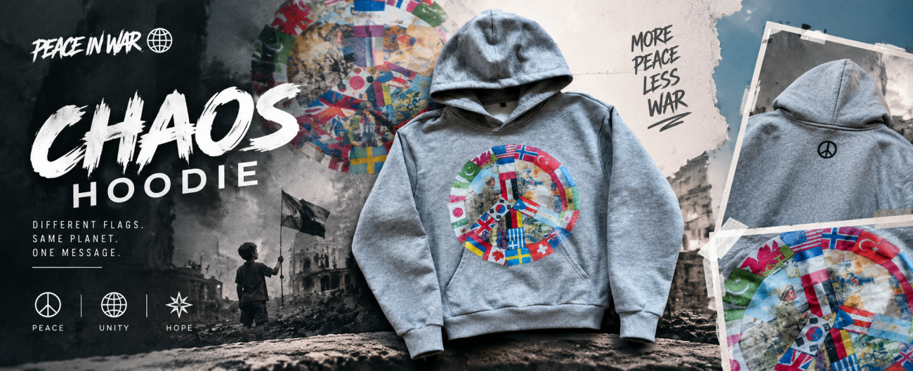 Peace In War Hoodie: Proof That Simple Doesn’t Mean Boring